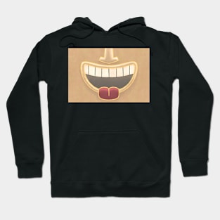 Vanilla Tiki Smile Mask! (Red Tongue Version) Hoodie